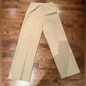 Zara Beige High Waisted Pants